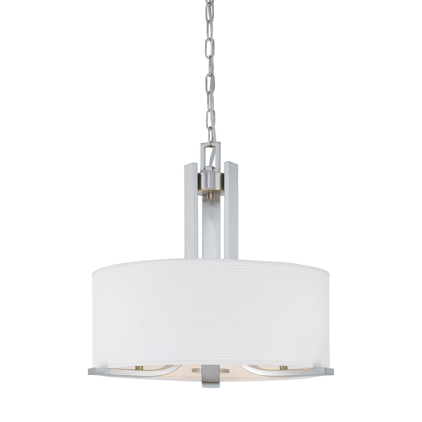 Pendenza 20'' Wide 3-Light Chandelier - Brushed Nickel