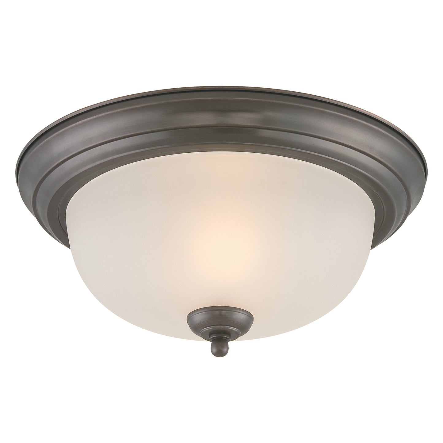 Pendenza 13.25'' Wide 2-Light Flush Mount - Oiled Bronze