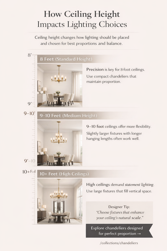Why Ceiling Height Changes Everything in Lighting