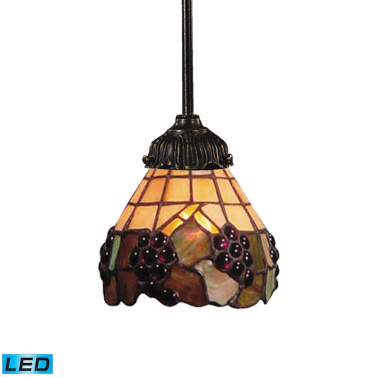 Mix-N-Match 6'' Wide 1-Light Mini Pendant - Tiffany Bronze - Includes LED Bulb
