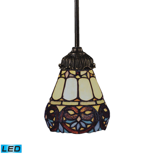 Mix-N-Match 6'' Wide 1-Light Mini Pendant - Tiffany Bronze - Includes LED Bulb
