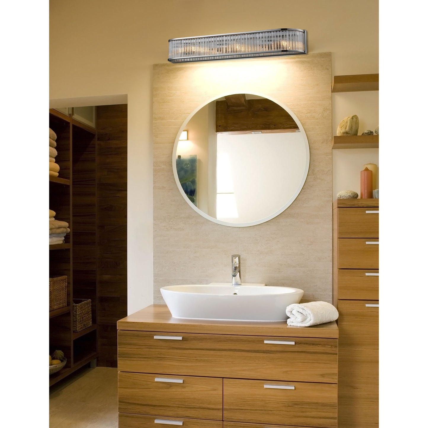 Braxton 28'' Wide 3-Light Vanity Light - Polished Nickel