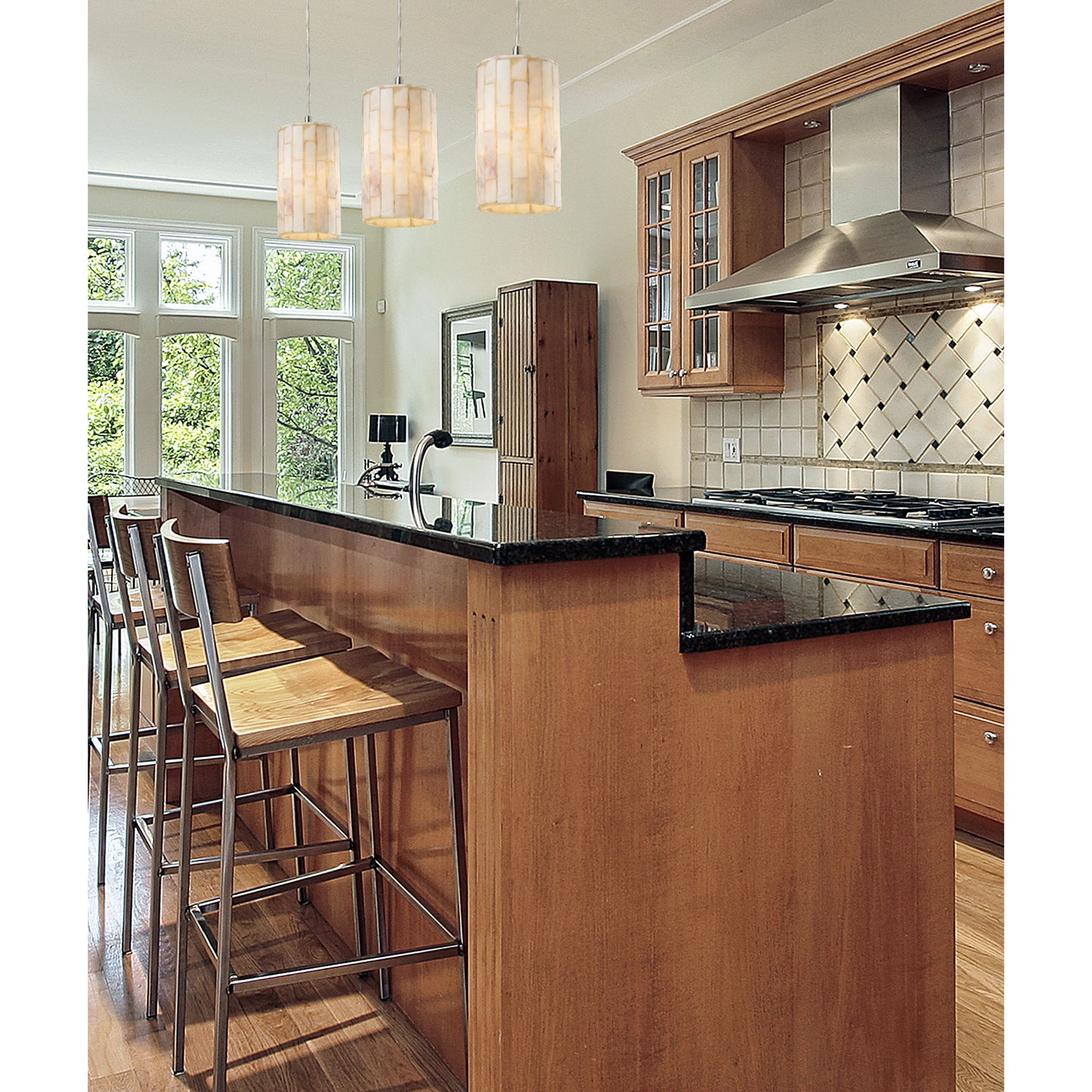Coletta 4'' Wide 1-Light Pendant - Satin Nickel