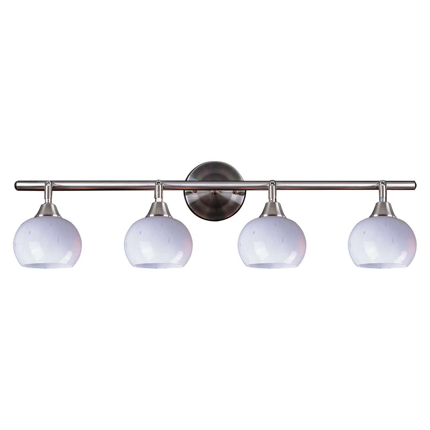 Mela 30'' Wide 4-Light Sconce - Simply White Glass