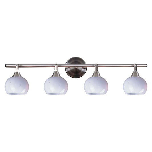Mela 30'' Wide 4-Light Sconce - Simply White Glass