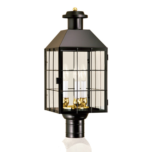 American Heritage 21.5'' High 3-Light Outdoor Post Light - Black