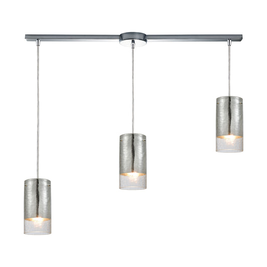 Tallula 38'' Wide 3-Light Slim Linear Pendant - Polished Chrome