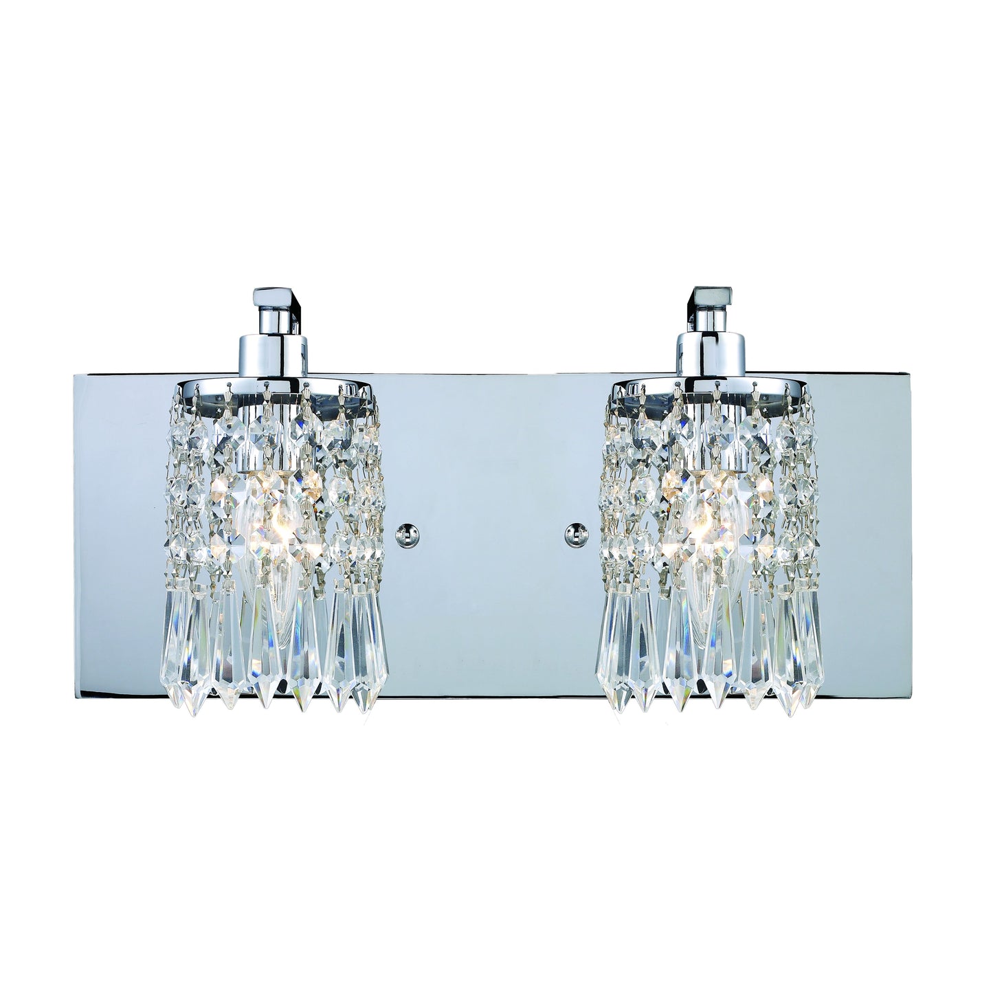 Optix 14'' Wide 2-Light Vanity Light - Polished Chrome