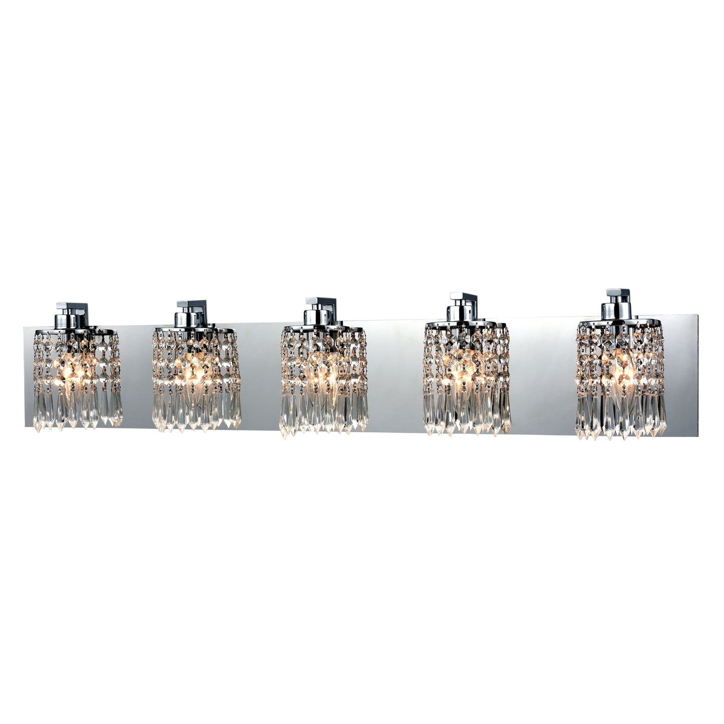 Optix 35'' Wide 5-Light Vanity Light - Polished Chrome