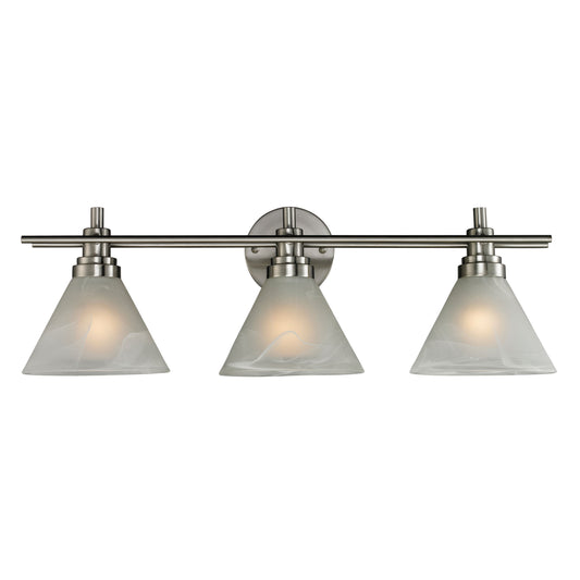 Pemberton 26'' Wide 3-Light Vanity Light - Brushed Nickel