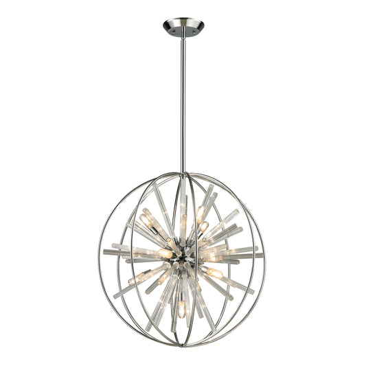 Twilight 22'' Wide 10-Light Chandelier - Polished Chrome