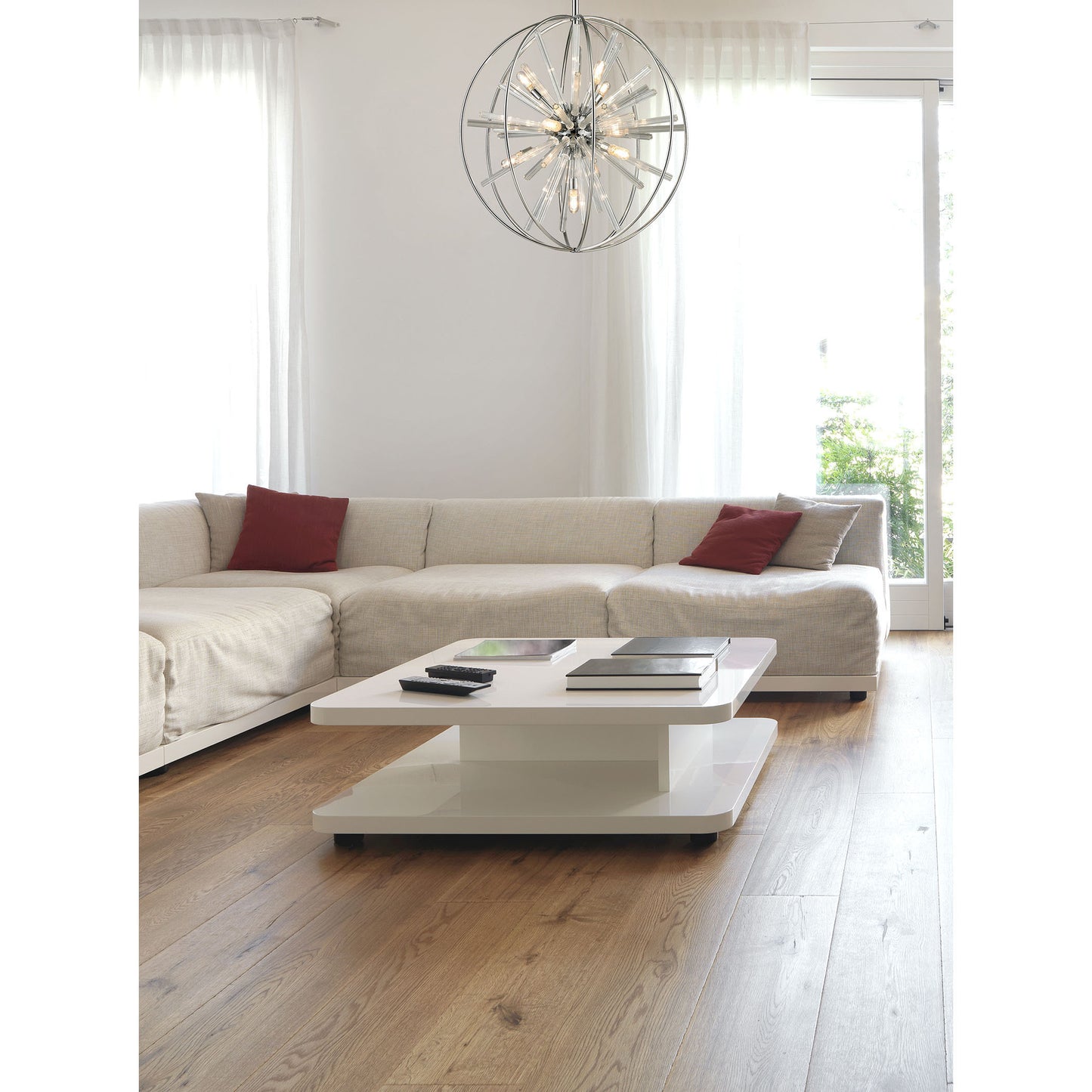 Twilight 22'' Wide 10-Light Chandelier - Polished Chrome