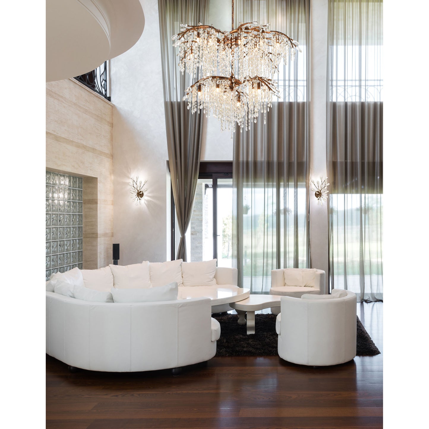 Elia 41'' Wide 18-Light Chandelier - Spanish Bronze