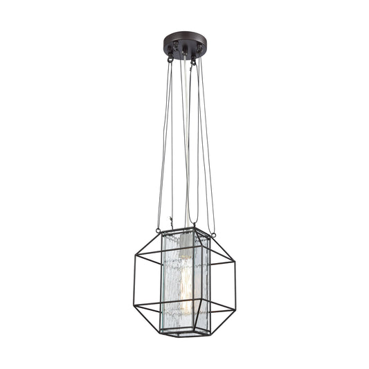 Waterbury 8'' Wide 1-Light Mini Pendant - Oil Rubbed Bronze