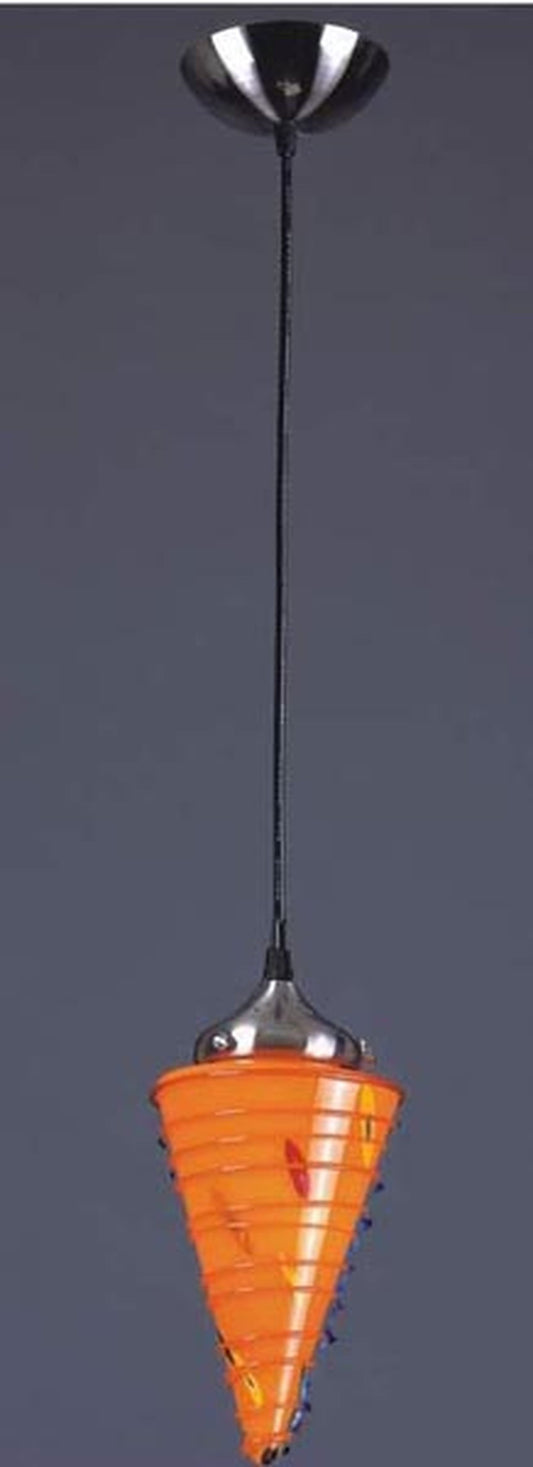 Pazzo 6'' Wide 1-Light Pendant - Wild Orange