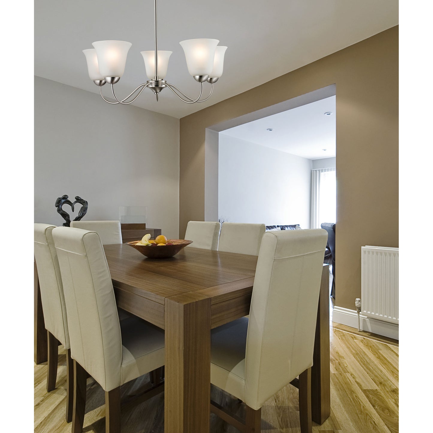 Conway 26'' Wide 5-Light Chandelier - Brushed Nickel
