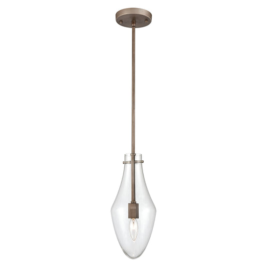 Culmination 6'' Wide 1-Light Mini Pendant - Weathered Zinc