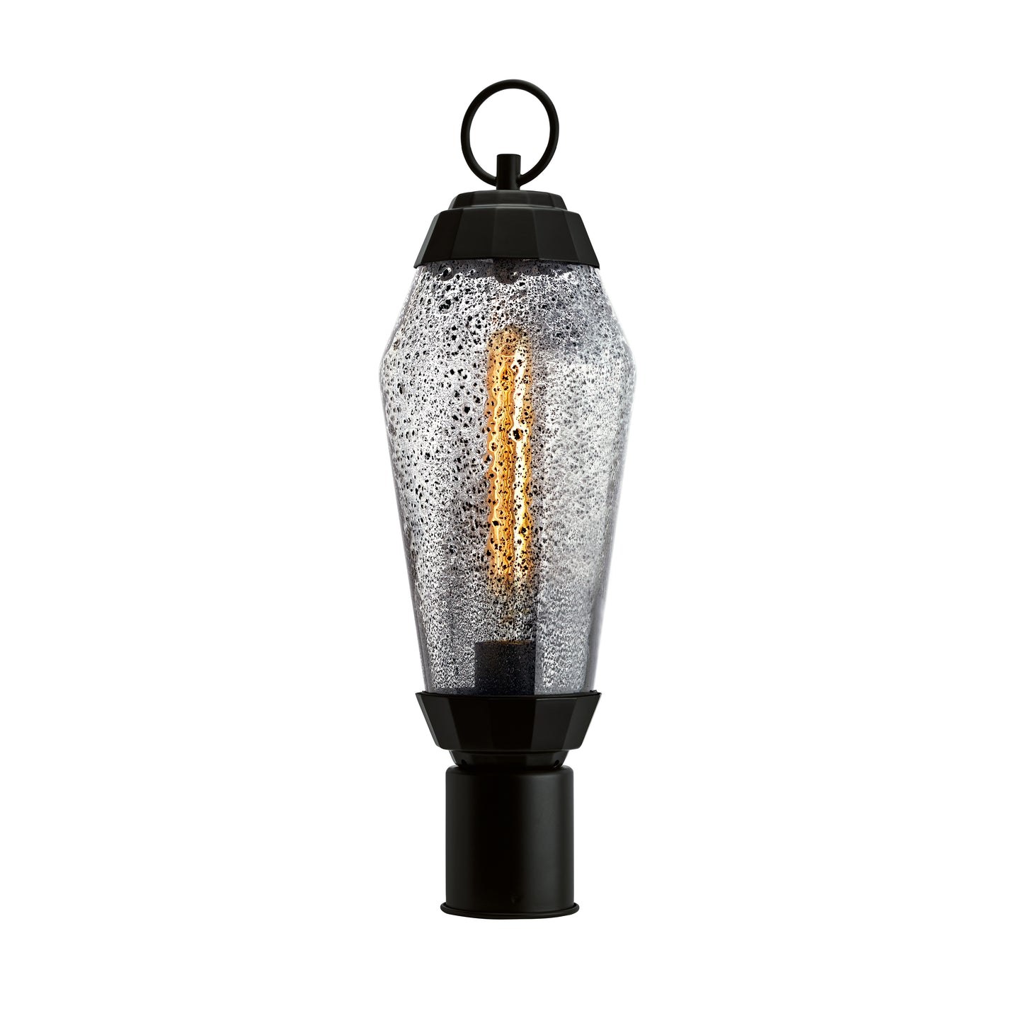 Lyrids 20'' High 1-Light Outdoor Post Light - Matte Black