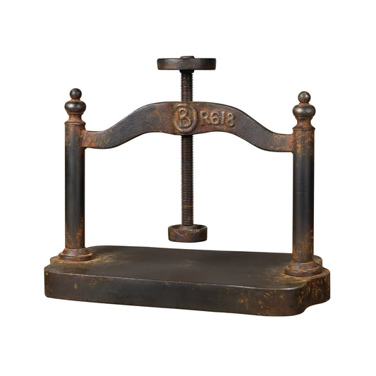 Jo Cast Iron Book Press - Rust