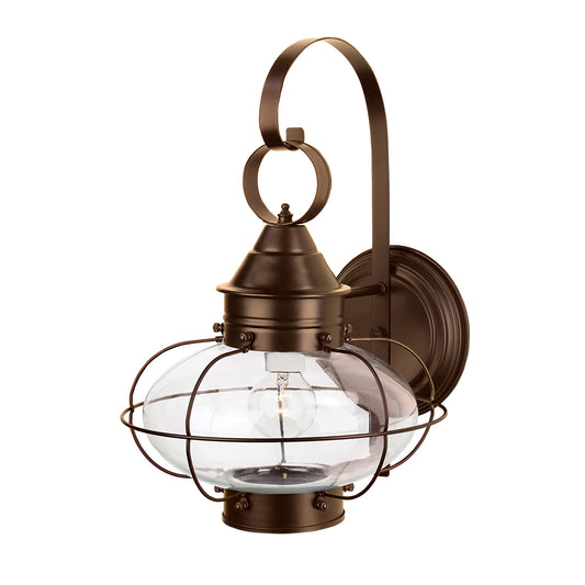 Cottage Onion 15.75'' High 1-Light Outdoor Sconce - Bronze