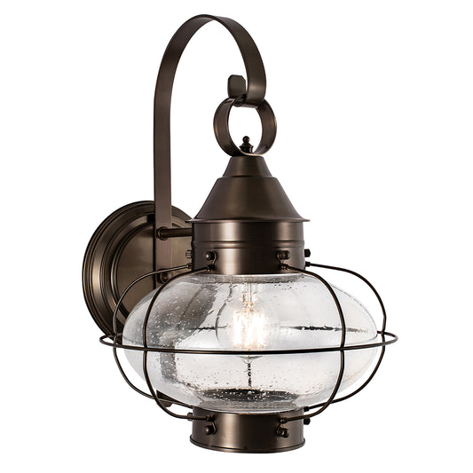 Cottage Onion 15.75'' High 1-Light Outdoor Sconce - Bronze