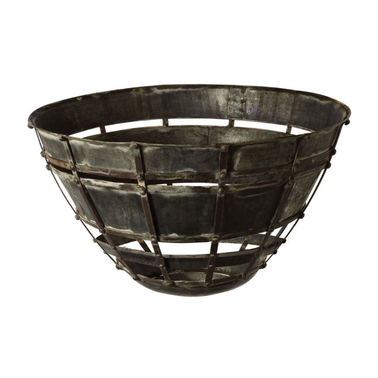 Colossal Fortress Bowl - Distressed Silver