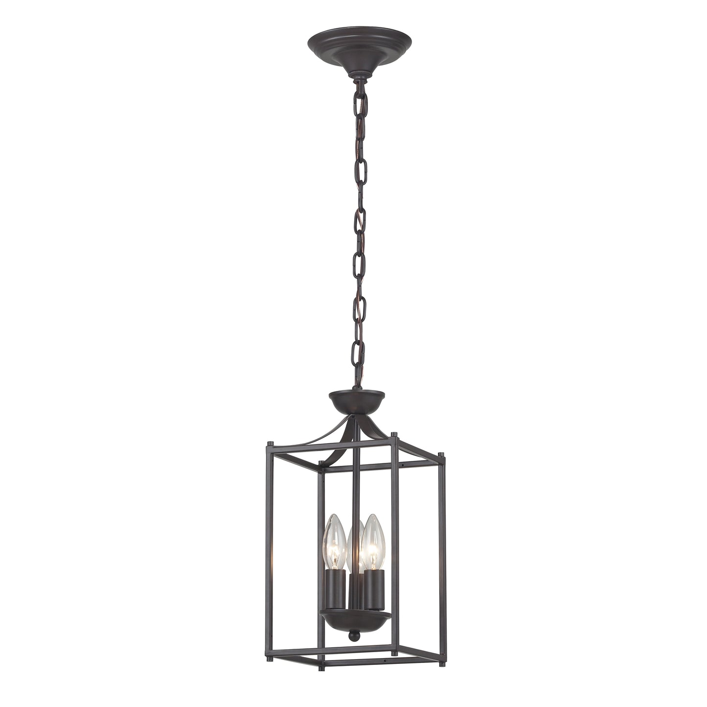 Arthur 7'' Wide 3-Light Mini Pendant - Aged Bronze