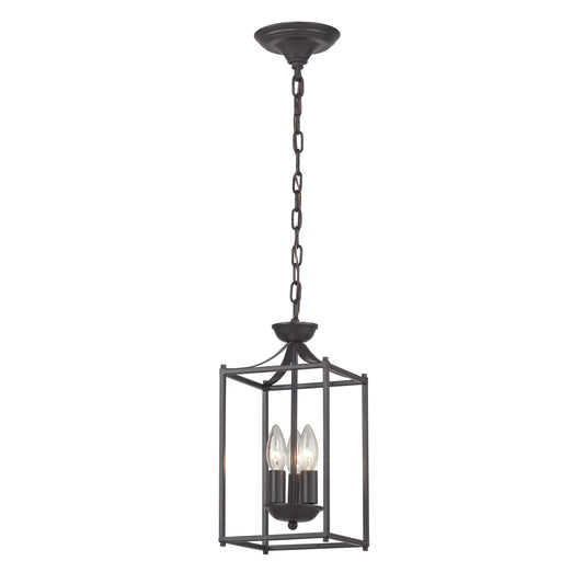 Arthur 7'' Wide 3-Light Mini Pendant - Aged Bronze