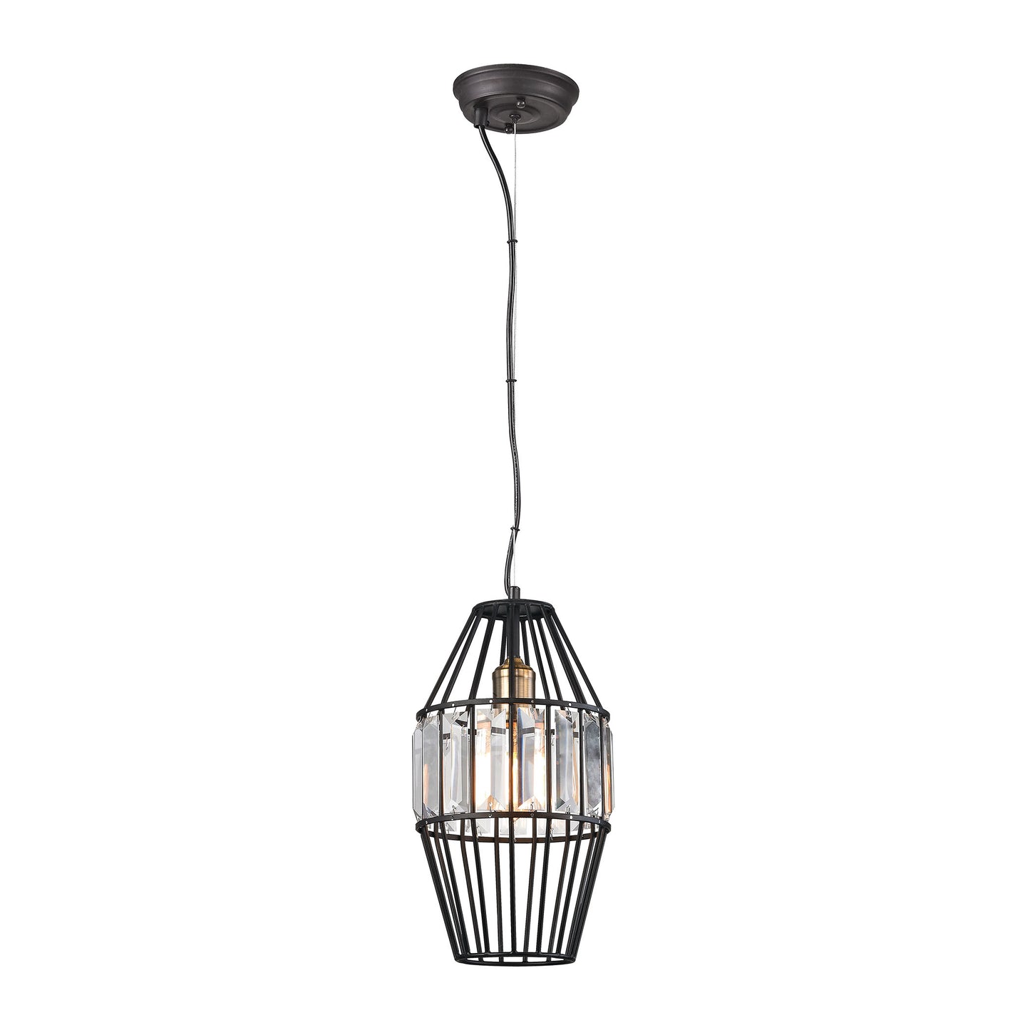Yardley 8'' Wide 1-Light Mini Pendant - Oil Rubbed Bronze