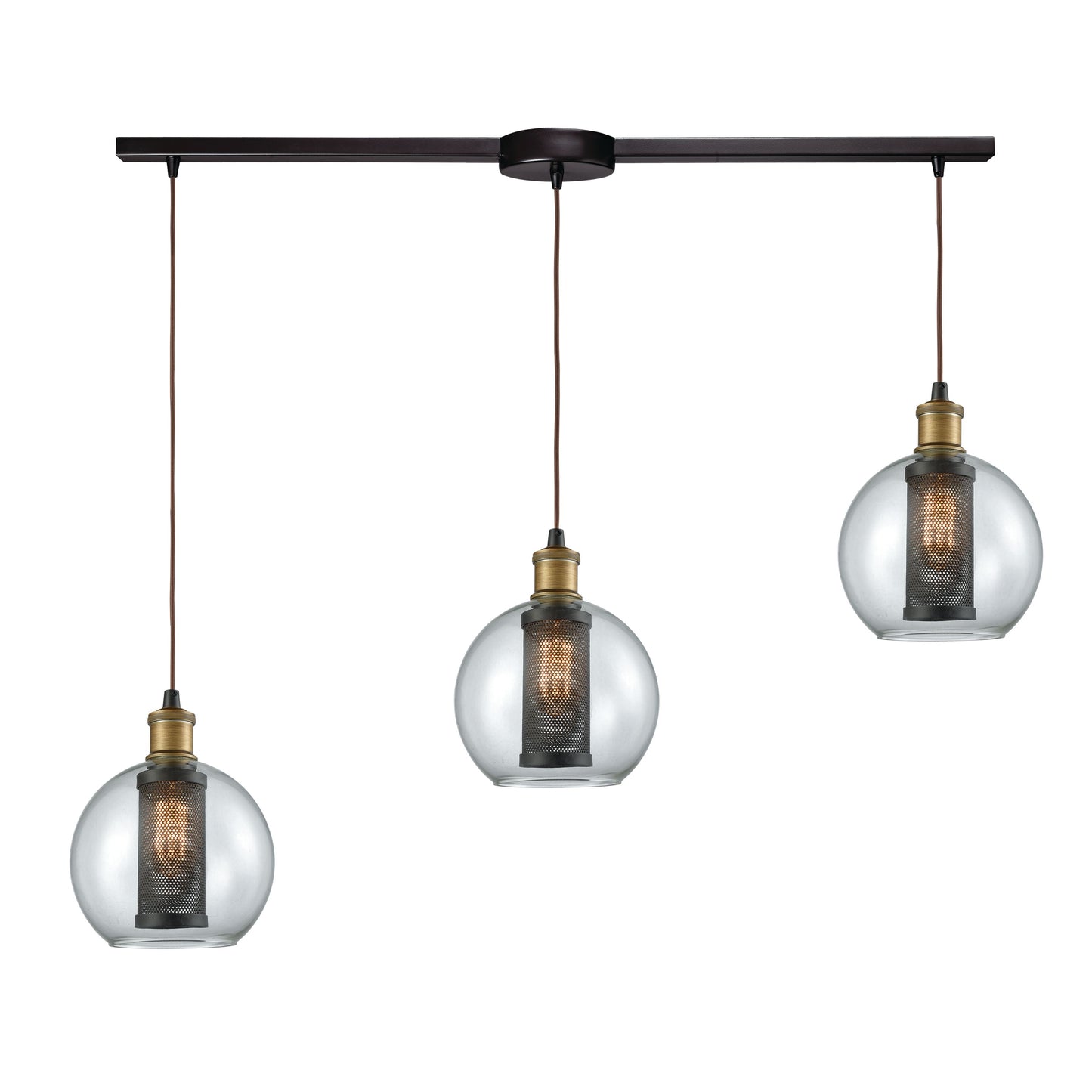 Bremington 36'' Wide 3-Light Slim Linear Pendant - Oil Rubbed Bronze
