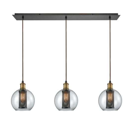Bremington 36'' Wide 3-Light Linear Pendant - Oil Rubbed Bronze