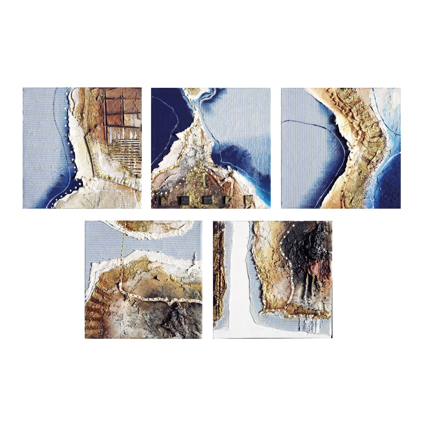 Ariel Study I Wall Art - Set of 5