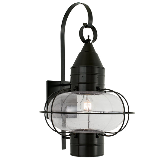 Classic Onion 24'' High 1-Light Outdoor Sconce - Black