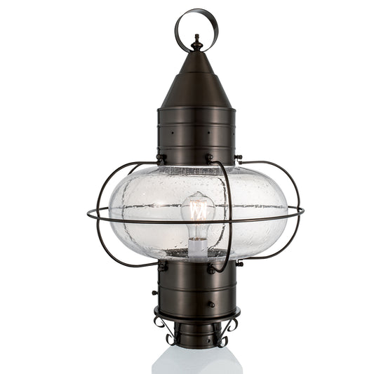 Classic Onion 22.5'' High 1-Light Outdoor Post Light - Bronze