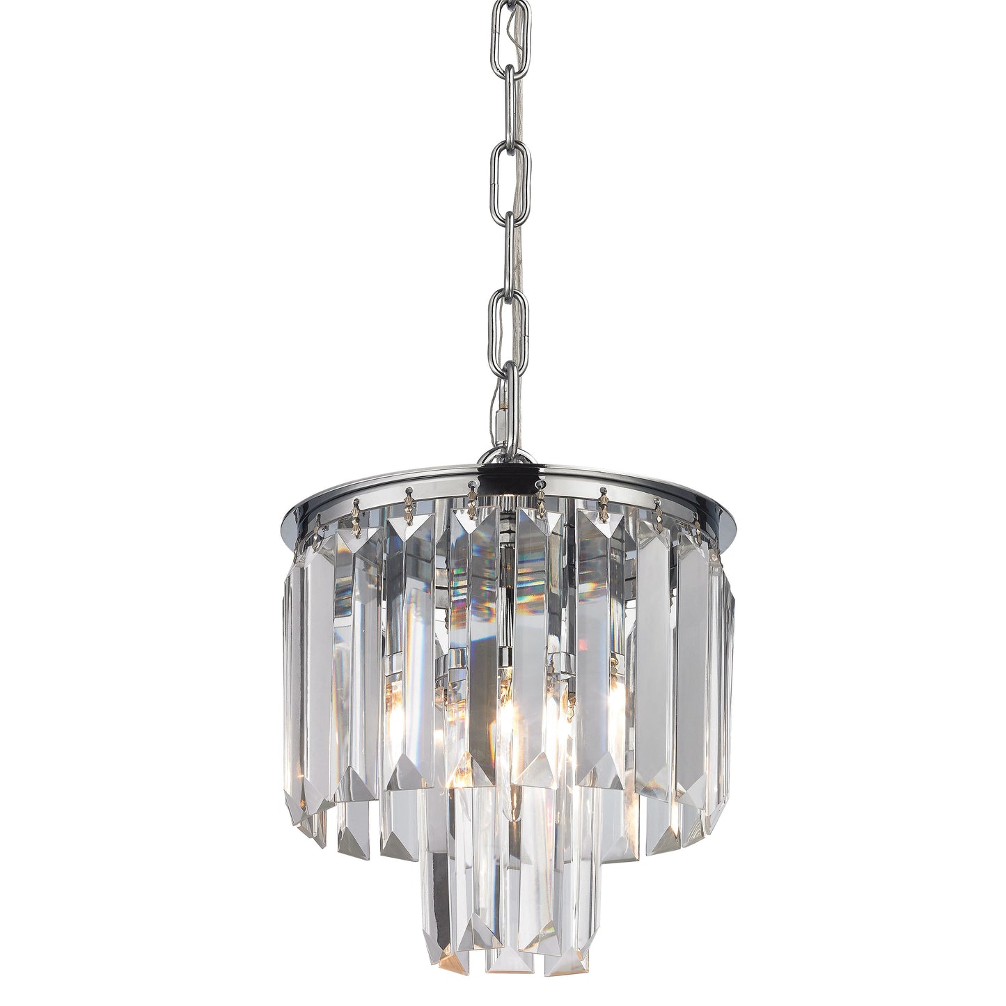 Palacial 8'' Wide 1-Light Mini Pendant - Polished Chrome