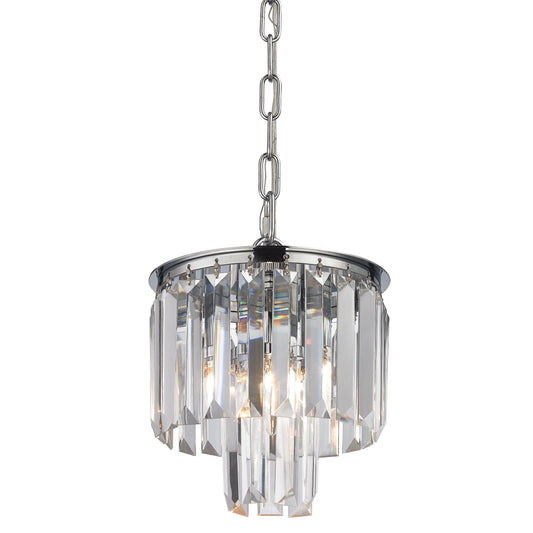 Palacial 8'' Wide 1-Light Mini Pendant - Polished Chrome