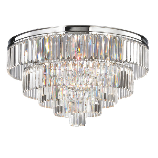 Palacial 31'' Wide 6-Light Chandelier - Polished Chrome