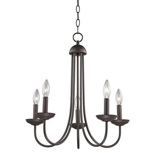 Montgomery 20'' Wide 5-Light Chandelier - Oil Rubbed Bronze