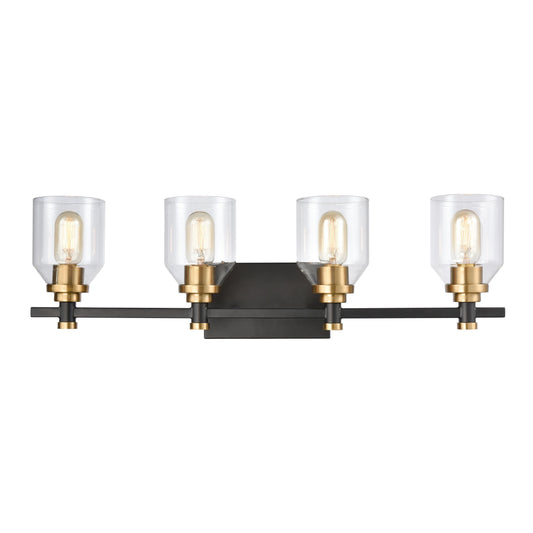Cambria 28'' Wide 4-Light Vanity Light - Matte Black