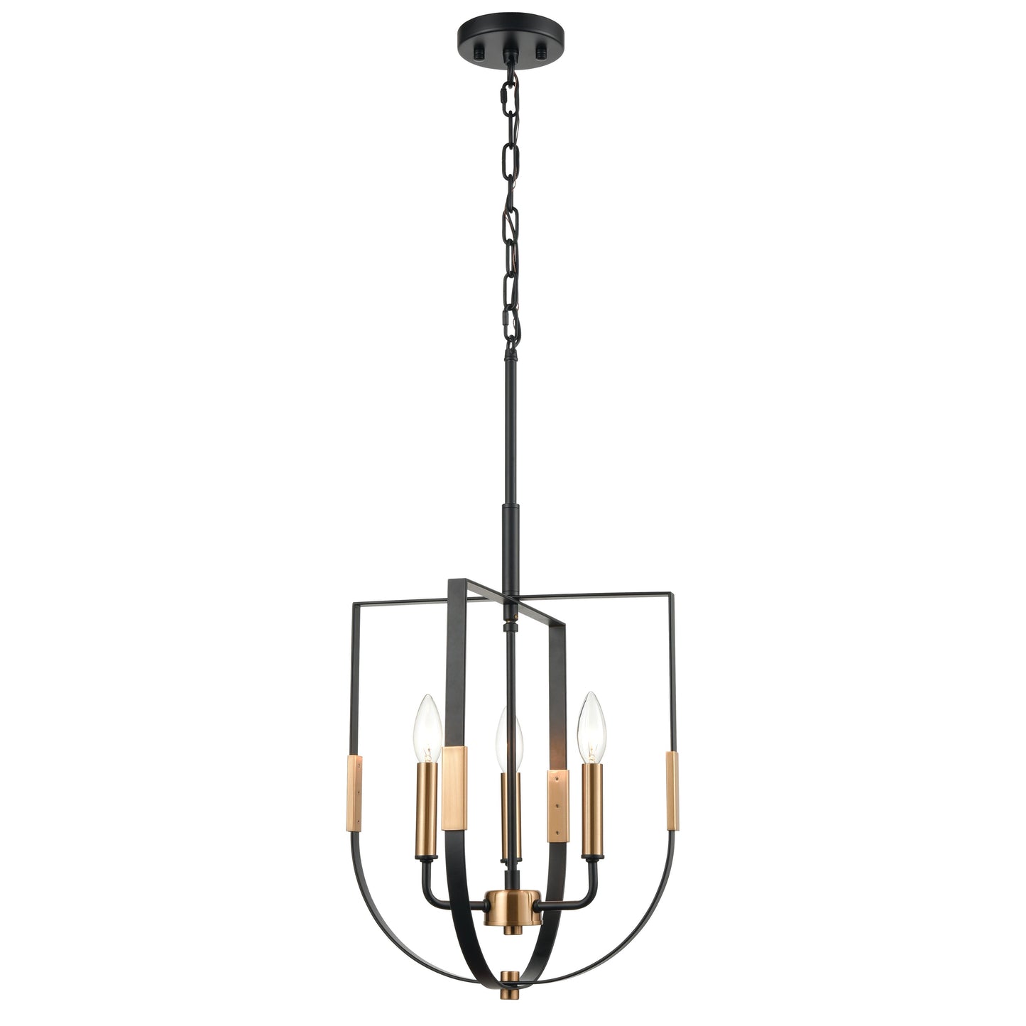 Heathrow 14'' Wide 3-Light Pendant - Matte Black
