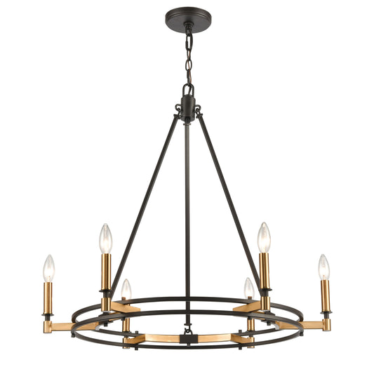 Talia 29'' Wide 6-Light Chandelier - Oil Rubbed Bronze