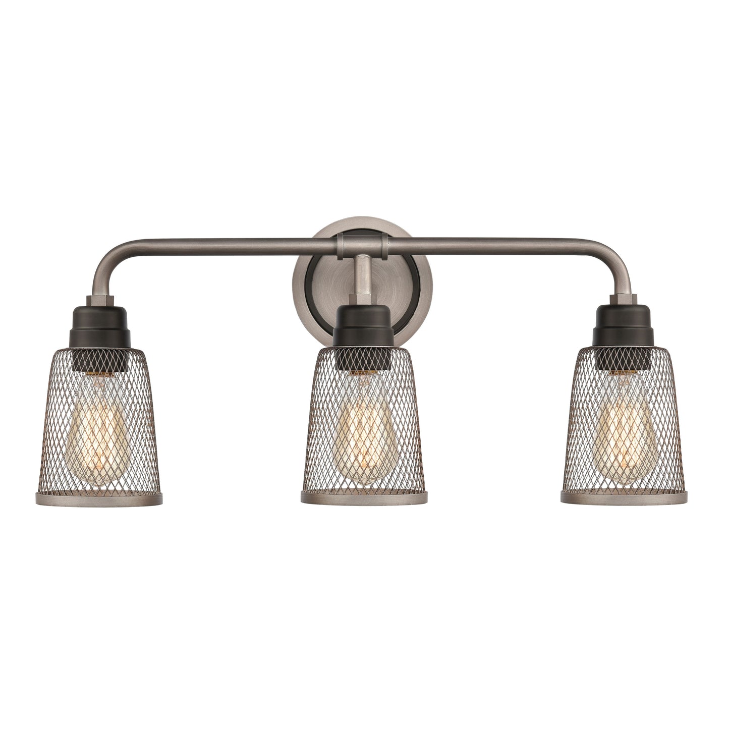 Glencoe 23'' Wide 3-Light Vanity Light - Weathered Zinc