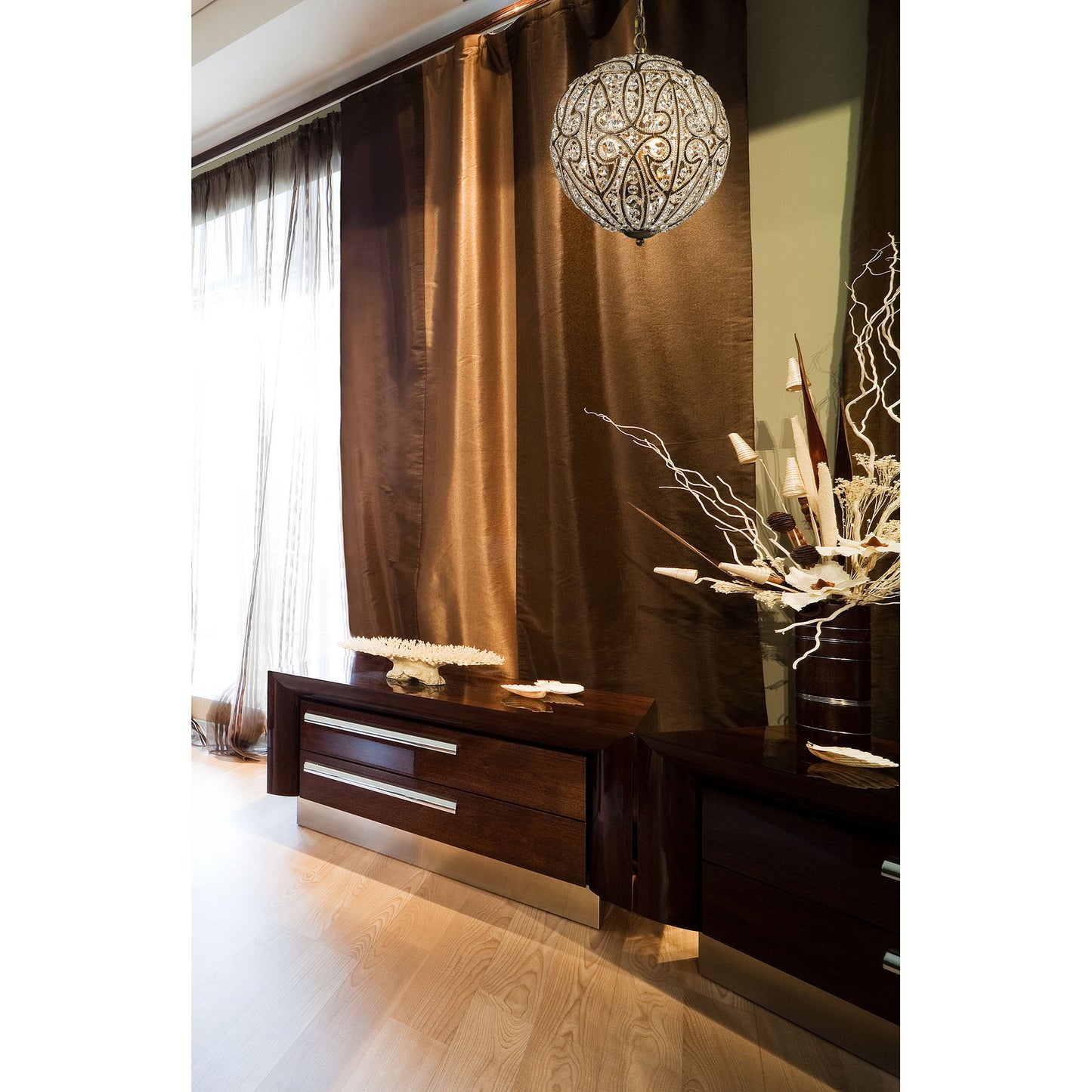 Elizabethan 13'' Wide 5-Light Chandelier - Dark Bronze