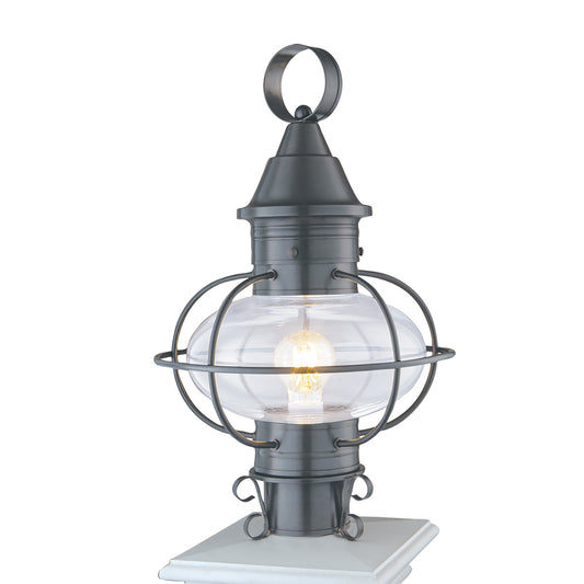 Classic 18.75'' High 1-Light Outdoor Post Light - Gun Metal