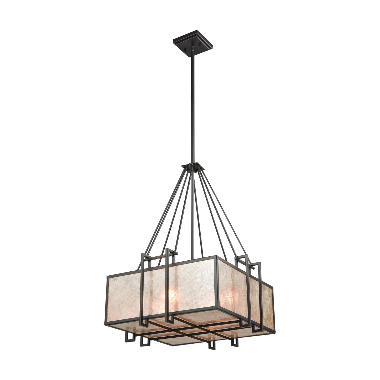 Stasis 23'' Wide 4-Light Chandelier - Oil Rubbed Bronze