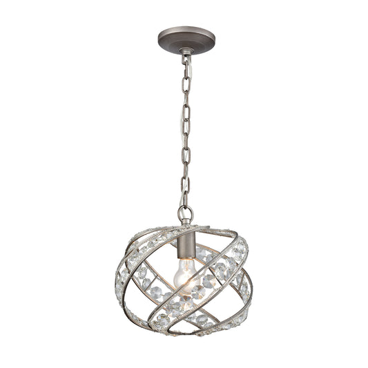 Renaissance 11'' Wide 1-Light Mini Pendant - Weathered Zinc