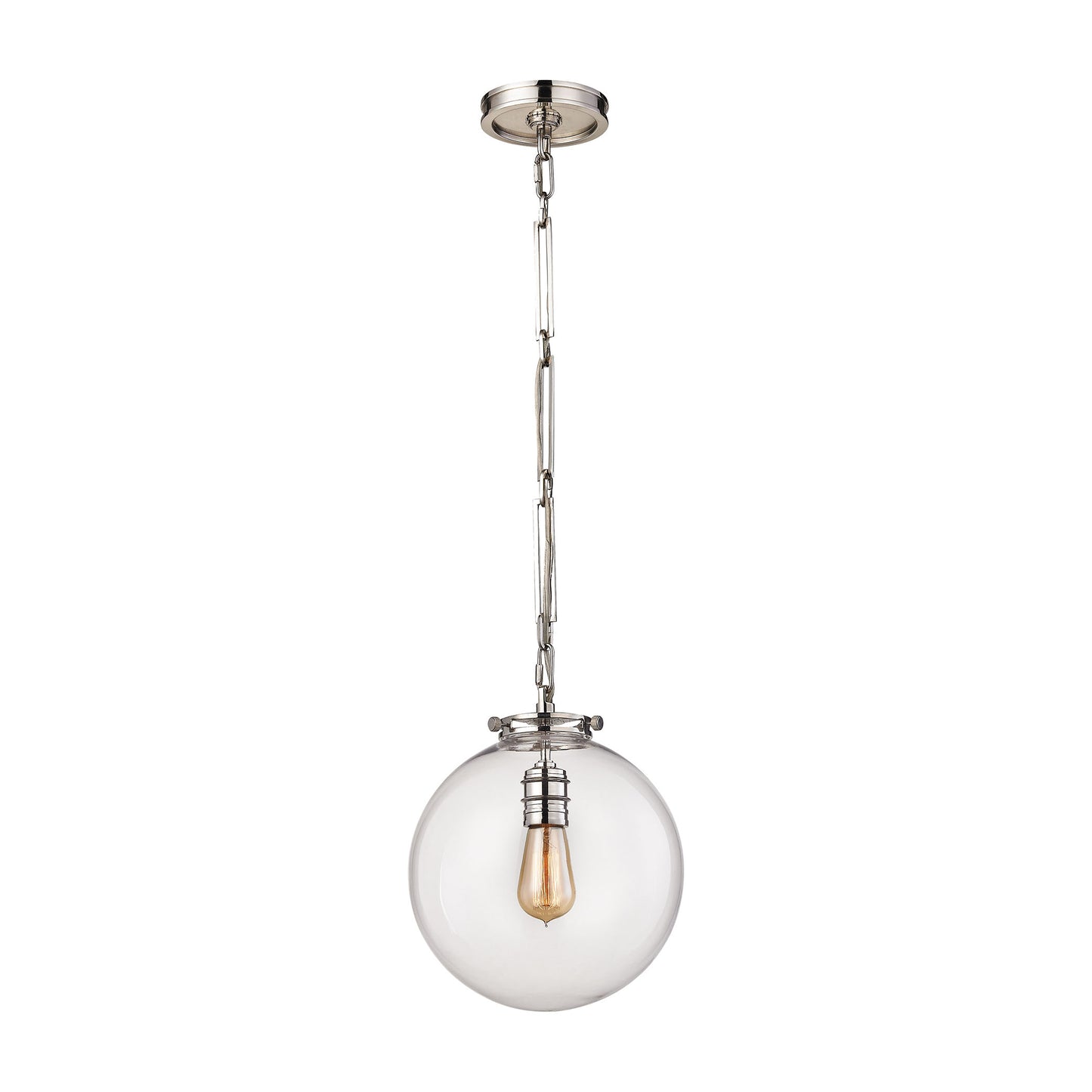 Gramercy 11'' Wide 1-Light Mini Pendant - Polished Nickel