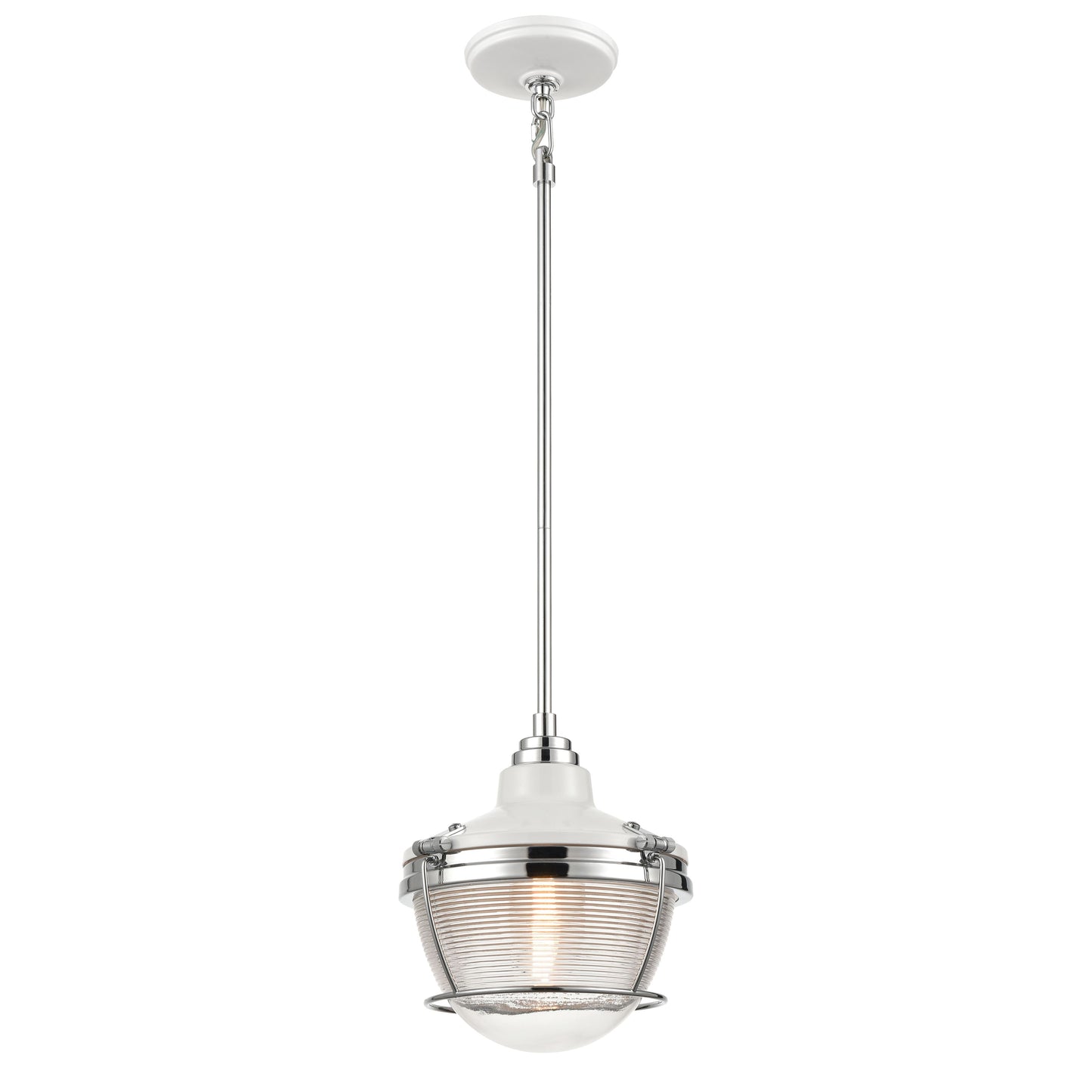 Seaway Passage 10'' Wide 1-Light Mini Pendant - Polished Nickel