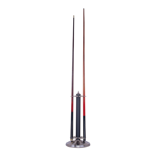 Casual Traditions Cue Stand - Satin Nickel and Black