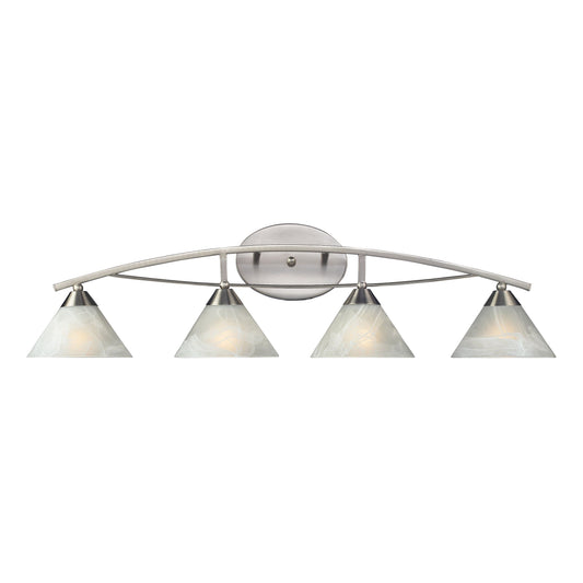 Elysburg 36'' Wide 4-Light Vanity Light - Satin Nickel